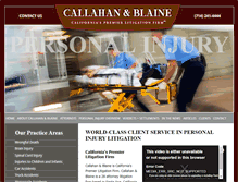 Tablet Screenshot of premier-personal-injury.com